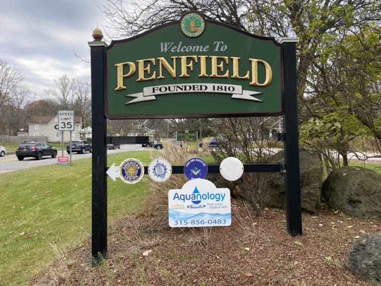 Installation of advanced water conditioning in Penfield, NY